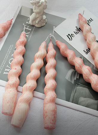 Bougies en forme d'artisanat