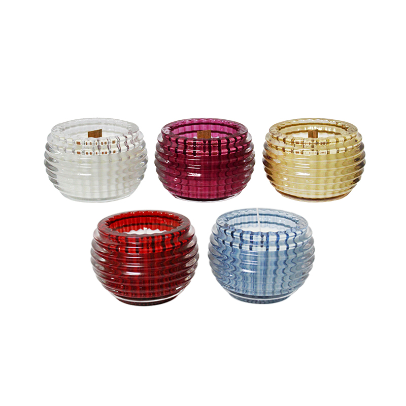 Bougies d'aromathérapie en cristal brillant