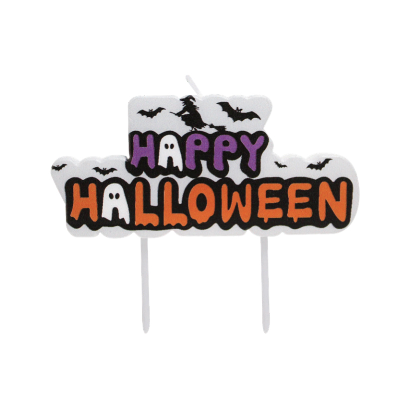 Bougies de lettre Happy Halloween