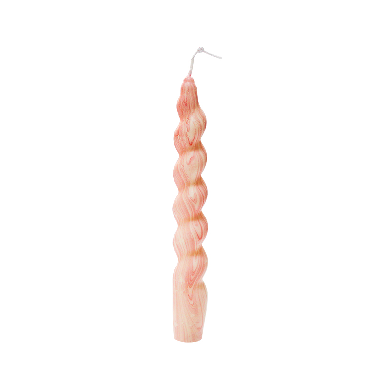 Wax fil torsadé rose